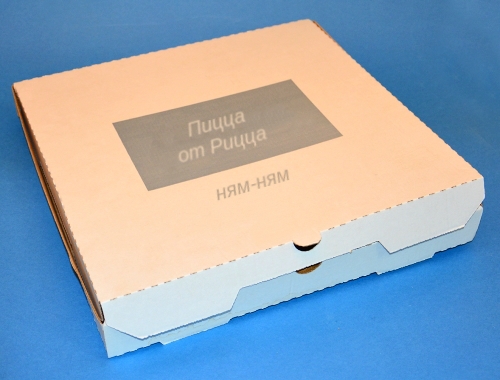 Коробка для пиццы 330x330x40 мм белая