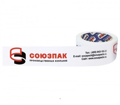 Скотч с логотипом 48мм*45м 50мкр