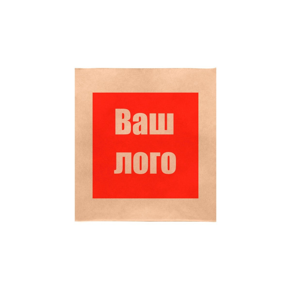 Крафт пакет с прямоугольным дном 320*200*340 мм 70 г/м2 бурый