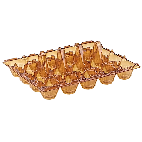 Упаковка для куриных яиц, 20 ячеек (пластик)