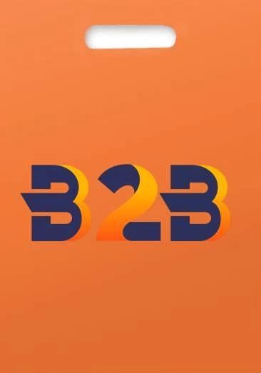 Пакет ВУР 30*40см(+3см), 60мкм, ПВД, оранжевый